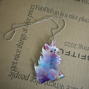 Vibrant Fox with Chain